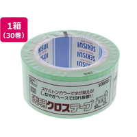 セキスイ 透明クロステープ 50mm×25m 緑 30巻 FCB7568-N78SG03