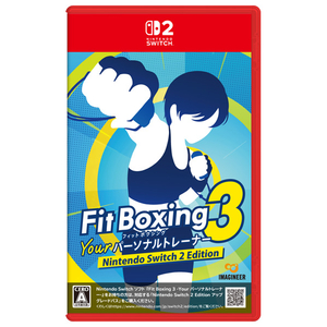 Switchソフト　Fit Boxing 2 ファミリートレーナー　2本セット 任天堂 NXSPBDWKC Fit Boxing 3 -Your パーソナルトレーナー Nintendo