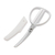 貝印 KAI KITCHEN カーブキッチンバサミ キャップ付き ホワイト FC234PT-DH8002-イメージ2
