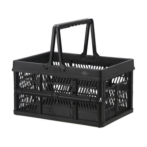 不二貿易 FC885TA-86450 折りたたみコンテナ L ブラック |エディオン