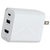 グリーンハウス マルチドック充電器 3ポート 60W USB Type-Cケーブル付き ホワイト GH-ACU3PA-WH-イメージ1