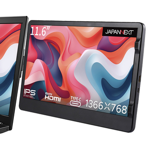 スマホ・タブレット・パソコン JAPANNEXT JN-TRI-IPS116FHDR 11.6 JAPANNEXT Tri-Screen JN-TRI-IPS116FHDR パソコン用