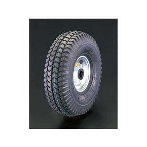 エスコ 車輪 空気入 スチールリム ベアリング 260×85mm FCY9526-EA986MW-261-イメージ1