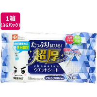 レック 超厚ウェットシート20枚(フローリングシート)×36個 FC770ST-SS-180