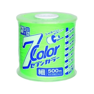たくみ 7COLOR 細 グリーン 500M 蛍光グリーン500約0.5ナイロン FC183JN-7515367-イメージ1