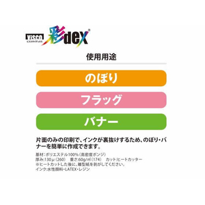 セーレン ポンジクロス 彩dex500 610mm×20m FCE600Y-1683V845-イメージ3