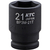 KTC 9．5sq．ｲﾝﾊﾟｸﾄﾚﾝﾁ用ｿｹｯﾄ(ｾﾐﾃﾞｨｰﾌﾟ薄肉) 対辺寸法10mm 差込角9．5mm BP3M-10T-イメージ1