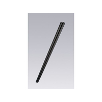佐藤トレーディング SPSカラー樹脂箸22.6cm 四角 10膳 すべり止め付 黒 FC544LP-5582340