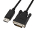 アイネックス DisplayPort - DVIアクティブケーブル 2m ブラック AMC-DPDVI20-イメージ1