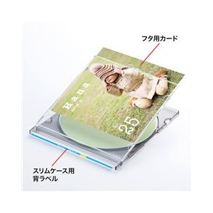サンワサプライ インクジェットフォト光沢スリムケースカード JP-INDGK4N-イメージ2