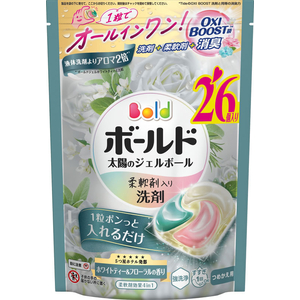 Ｐ＆Ｇ ボールド ジェルボール4D ホワイトティー&フローラル 詰替 26個 FCK097C-イメージ2