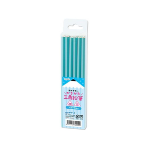 アーテック 三角鉛筆2B (12本組) スカイブルー FCG703U-74909-イメージ1