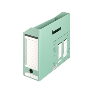 プラス ボックスファイル/A4/ダンボックス背幅100mm/グリーン/87-530 FCC5098-87530/BF10A4100-イメージ2
