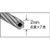 トラスコ中山 メッキ付ワイヤロープ Φ2mm×100m 210035 FC628EK-8188161-イメージ3