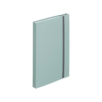 リヒトラブ 二つ折りクリヤーブック交換式A5(A4・2ツ折) ライトブルー FCE610U-N2421-14