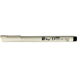 寺西化学工業 ラッションドローイングペン 0.8 黒 F185433-MRD-08-T1-イメージ1