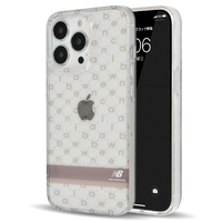 エム・ディー・シー iPhone 13 Pro用new balance TPUクリアケース/モノグラム/ベージュ MD-74901-2