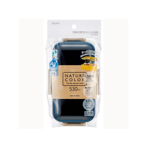 スケーター 抗菌 ふわっと 弁当箱 530ml オーシャンブルー FC202NW-PFLB6AG-イメージ3