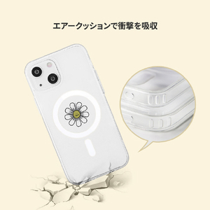 AKAN iPhone 14用MagSafe対応クリアケース テディベア AK23489I14-イメージ8