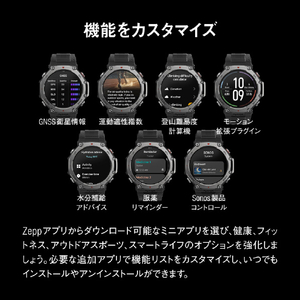 Amazfit T-Rex 3  オニキス(黒) 48mm オニキス SP170069C218-イメージ20