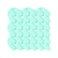 トラスコ中山 抗菌・防炎ジョイントスノコ 素足用 ブルー FC826JH-2072734