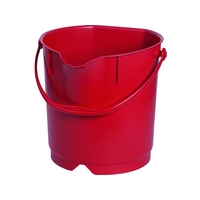 バーテック バーキュートプラス カラーバケツ 9L 赤 BCP-CB9R FC126JE-1953999