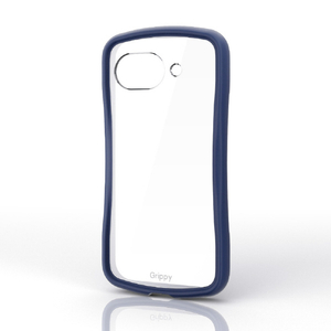 エレコム Google Pixel 10a用Grippy ハイブリッドケース フレームカラー 極限 ネイビー PM-P261GRPFCKNV-イメージ1
