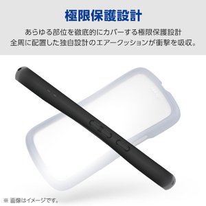 エレコム Google Pixel 10a用Grippy ハイブリッドケース フレームカラー 極限 ネイビー PM-P261GRPFCKNV-イメージ5