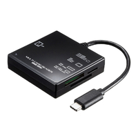 サンワサプライ マルチカードリーダー ブラック ADR-3TCML40BKN