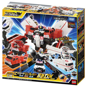 タカラトミー 【再販】トミカ ジョブレイバー TJBDX エクシードジョブレイバー 警察消防救急 超越DXセット ﾄﾐｶJBDXｴｸｼ-ﾄﾞﾁﾖｳｴﾂDXｾﾂﾄ-イメージ8