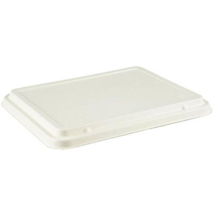 パックスタイル WB麦バガス 27-21F 共蓋 蓋のみ 白色 300枚 FC319SH-00653874-イメージ1