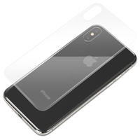 PGA iPhone X用 背面保護ガラス スーパークリア PG17XGL31