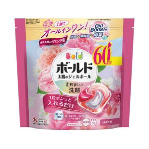 Ｐ＆Ｇ ボールド ジェルボール4D ローズ&ブルーミングブーケ 詰替 60個 FCK098C-イメージ1