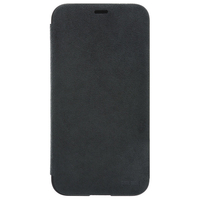 パワーサポート iPhone X用 Ultrasuede Flip Case Asphalt PGK-90