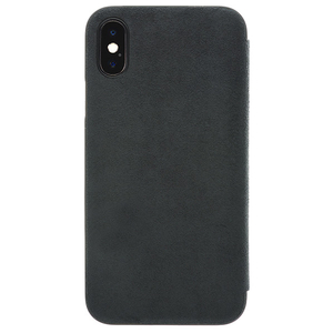 パワーサポート iPhone X用 Ultrasuede Flip Case Asphalt PGK-90-イメージ3