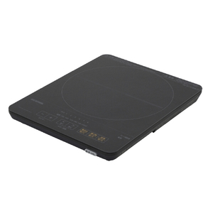 アイリスオーヤマ 薄型IHコンロ1400W ブラック IHC-TS4-B-イメージ2