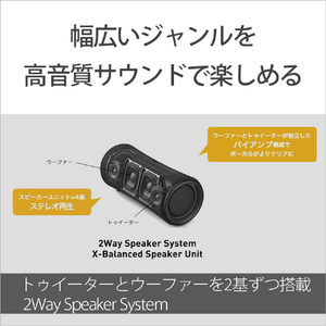 SONY ワイヤレスポータブルスピーカー ブラック SRS-XG300 B-イメージ3