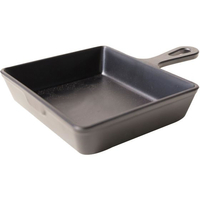 EFAY メラミン リトルシェフ ミニスクエアパン 5インチ 520105BK ブラック FC989LH-3314300