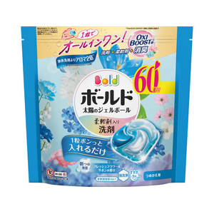 Ｐ＆Ｇ ボールド ジェルボール4D フレッシュフラワー&サボン 詰替 60個 FCK099C-イメージ1