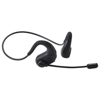 エレコム オープンイヤー型 Bluetoothヘッドセット ネックバンド式 ブラック LBT-HSOE01BK