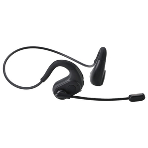 エレコム オープンイヤー型 Bluetoothヘッドセット ネックバンド式 ブラック LBT-HSOE01BK-イメージ1