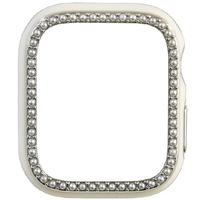 GAACAL APPLE WATCH 10ー11 42MM用 「大人のパール」オリジナルフレーム GAACAL ホワイトシルバー W00571WS8