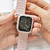 GAACAL APPLE WATCH 10ー11 42MM用 「大人のパール」オリジナルフレーム GAACAL ホワイトシルバー W00571WS8-イメージ2