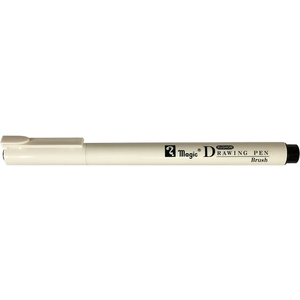 寺西化学工業 ラッションドローイングペン Brush 黒 F185435-MRD-B-T1-イメージ1