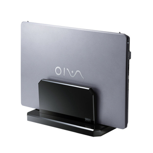 サンワサプライ ノートパソコン用アクリルスタンド(縦置きタイプ) PDA-STN32BKN-イメージ3