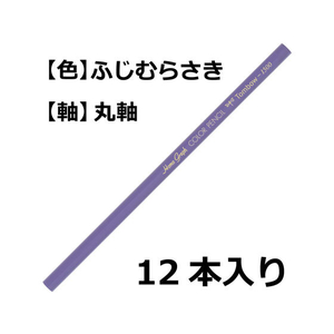 トンボ鉛筆 色鉛筆 1500単色 藤紫 12本 FC05329-1500-20-イメージ2