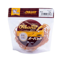 共和 輪ゴム オーバンド 透明袋 #610 アメ 50g FC900SZ-GSA-N-001