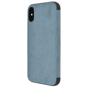パワーサポート iPhone X用 Ultrasuede Flip Case Sky PGK-92-イメージ1