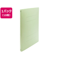 Forestway フラットファイルライト A4タテ とじ厚15mm 緑 10冊 FCE918U-FRW-213273