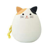 リヒトラブ SMART FIT プニラボ エッグポーチBIGサイズ ミケネコ FC09817-A7783-7